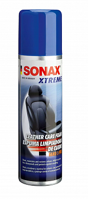 Средства для кожи в салоне Пена-очиститель кожи с пропиткой SONAX XTREME Lederpflegeschaum, фото 1, цена