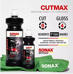 Абразивна полірувальна паста SONAX Cut Max 6-4 фото 2