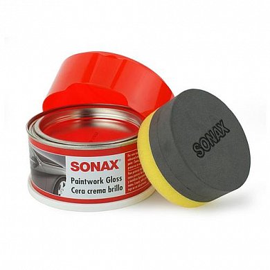 Твердые воски Пастообразный воск с микроабразивами SONAX Paintwork Gloss, фото 1, цена