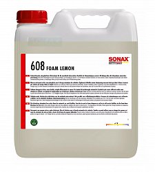 Активная пена Активная пена концентрат 10 л SONAX Foam Lemon 608, фото