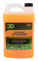 Очистители и обезжириватели Потужний цитрусовий засоб для виведення плям-хімчистка 3D Orange Degreaser 3.8 літрів, фото